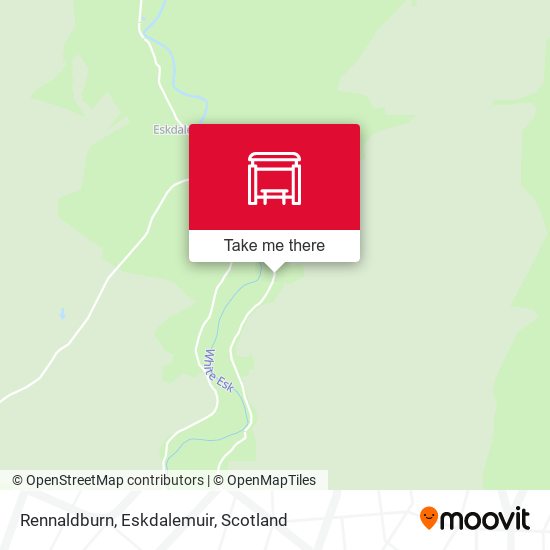 Rennaldburn, Eskdalemuir map