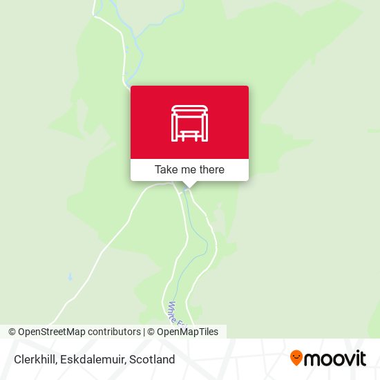 Clerkhill, Eskdalemuir map