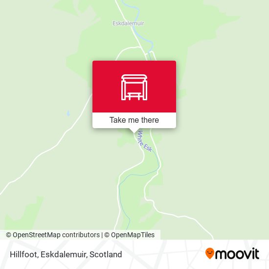 Hillfoot, Eskdalemuir map