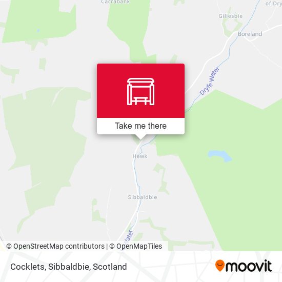 Cocklets, Sibbaldbie map