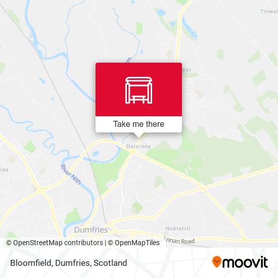 Bloomfield, Dumfries map