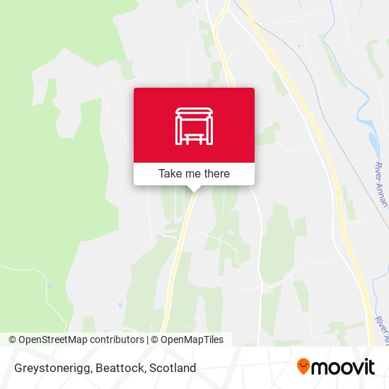 Greystonerigg, Beattock map