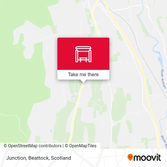 Junction, Beattock map