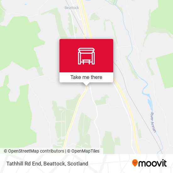 Tathhill Rd End, Beattock map