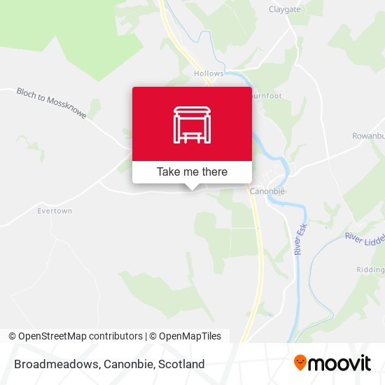 Broadmeadows, Canonbie map