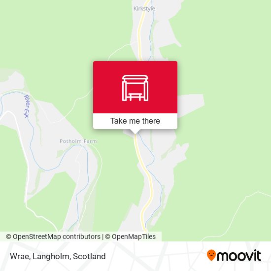 Wrae, Langholm map