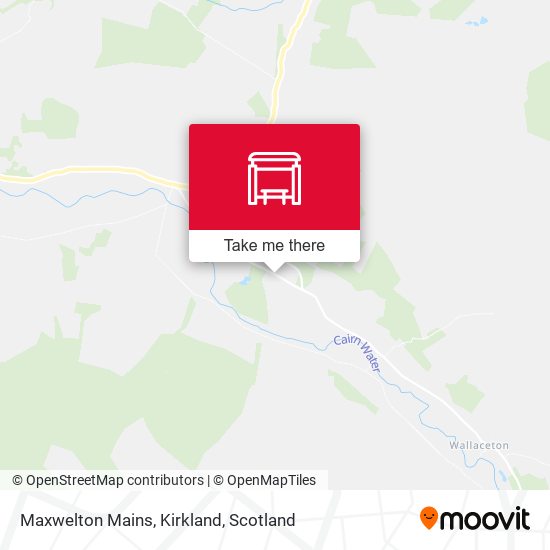 Maxwelton Mains, Kirkland map
