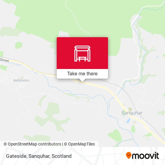 Gateside, Sanquhar map