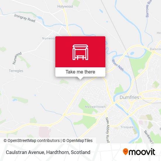 Caulstran Avenue, Hardthorn map