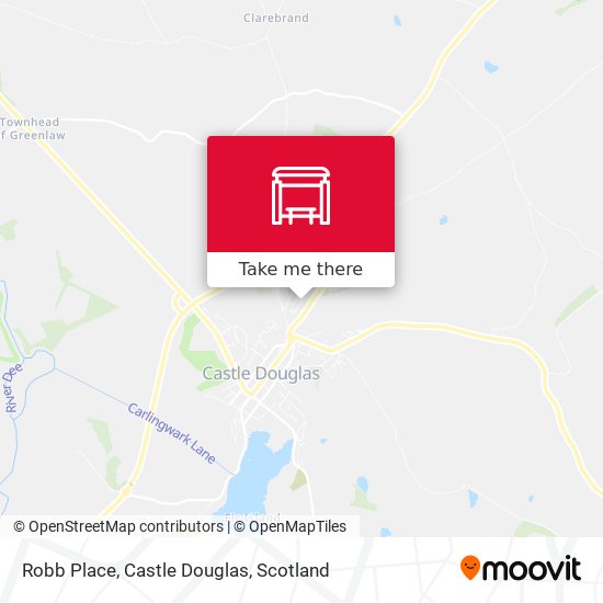 Robb Place, Castle Douglas map