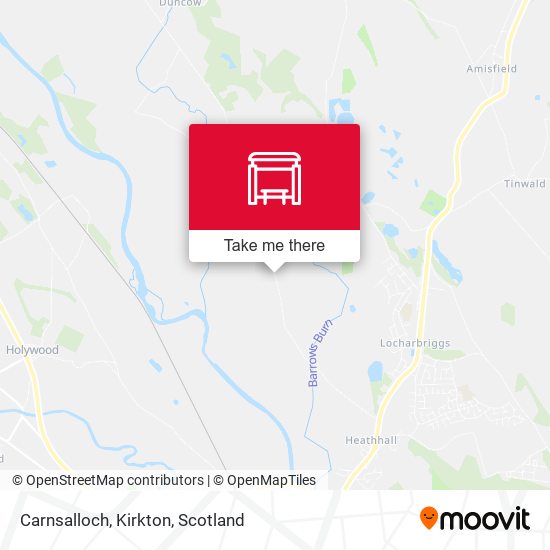 Carnsalloch, Kirkton map