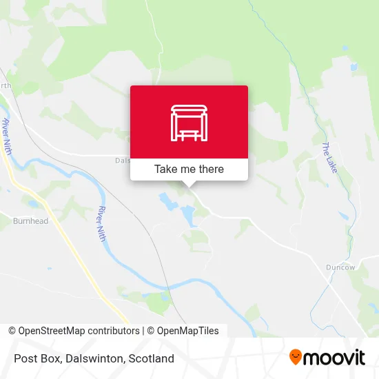 Post Box, Dalswinton map