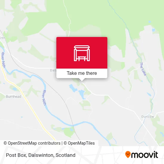 Post Box, Dalswinton map