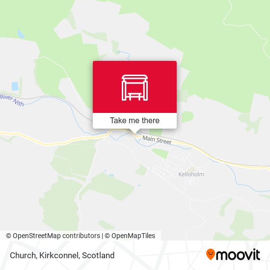 Church, Kirkconnel map