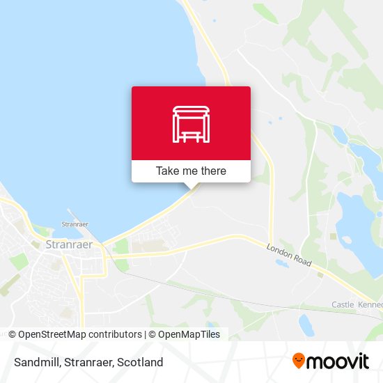 Sandmill, Stranraer map