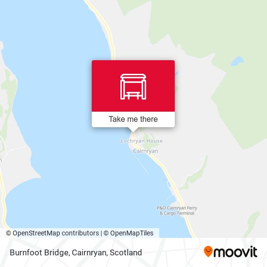 Burnfoot Bridge, Cairnryan map