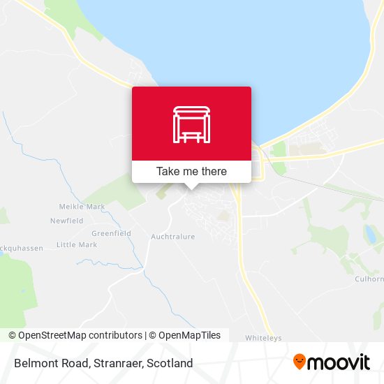 Belmont Road, Stranraer map
