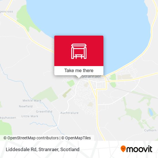 Liddesdale Rd, Stranraer map