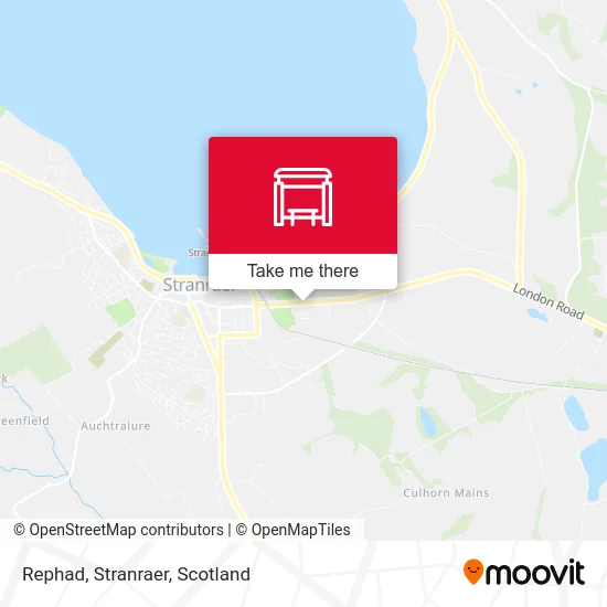 Rephad, Stranraer map