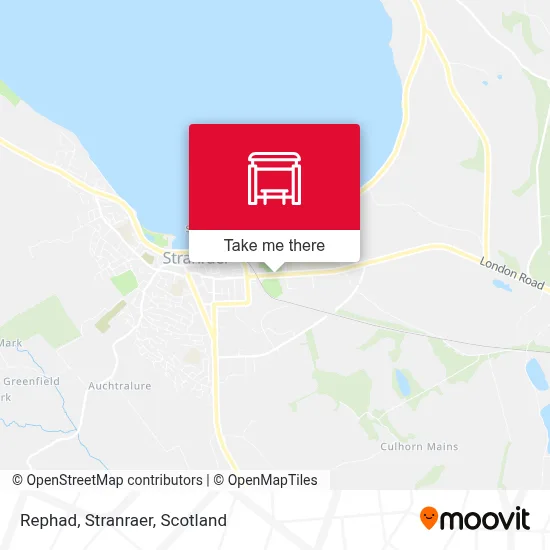 Rephad, Stranraer map