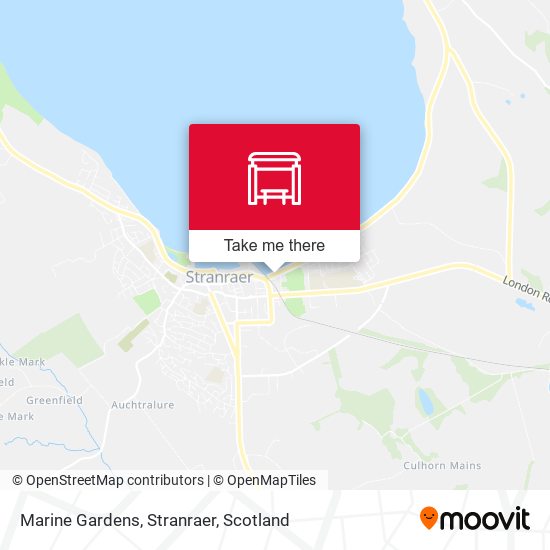 Marine Gardens, Stranraer map