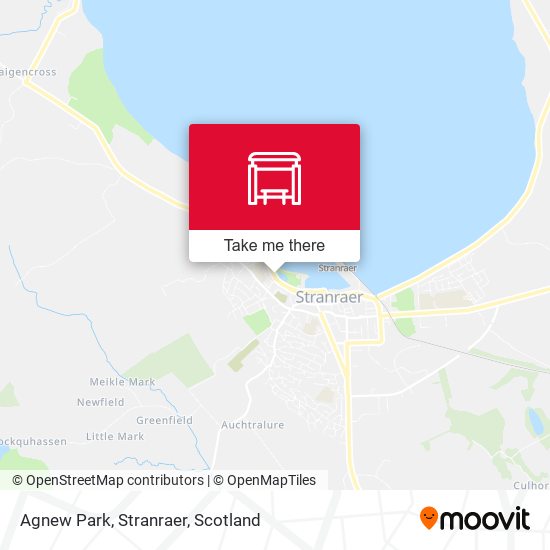 Agnew Park, Stranraer map