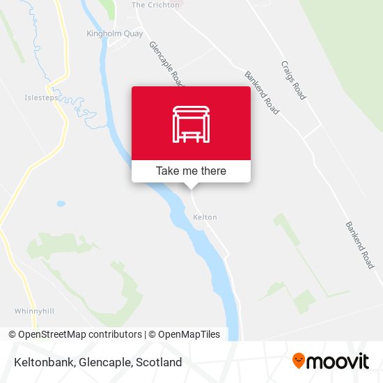 Keltonbank, Glencaple map