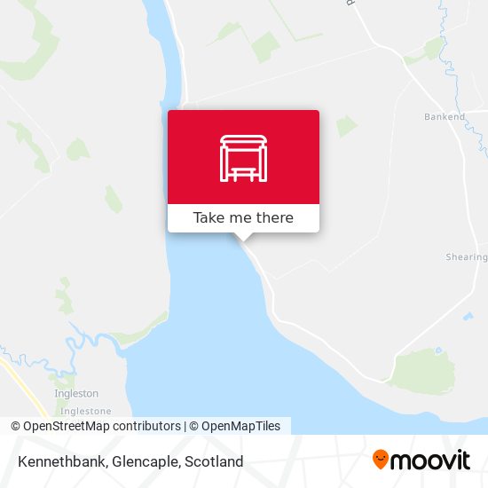 Kennethbank, Glencaple map