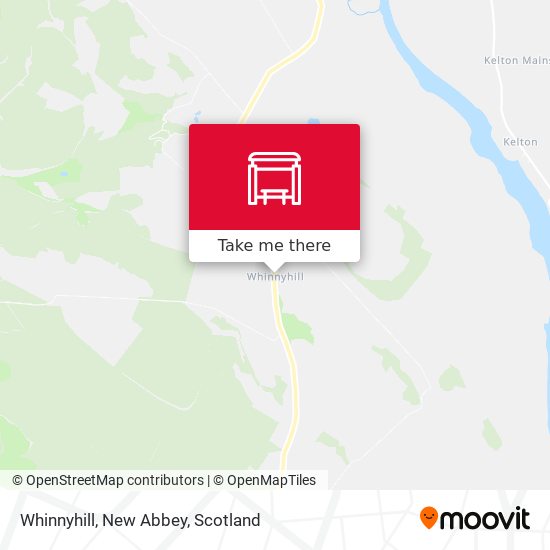 Whinnyhill, New Abbey map