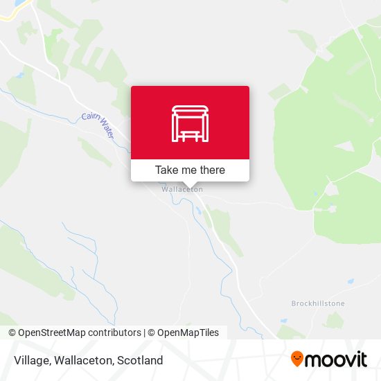 Village, Wallaceton map