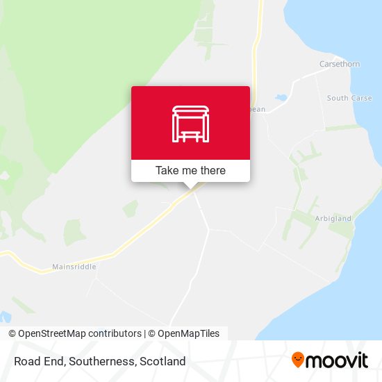 Road End, Southerness map
