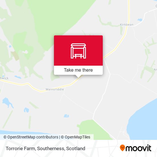 Torrorie Farm, Southerness map