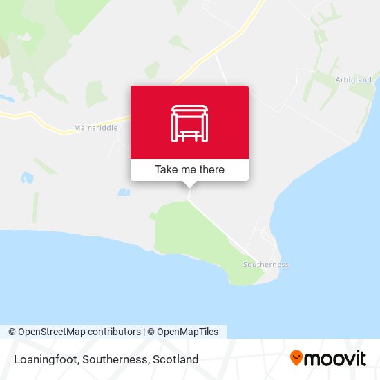 Loaningfoot, Southerness map