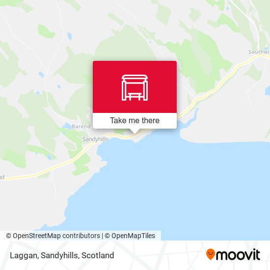 Laggan, Sandyhills map
