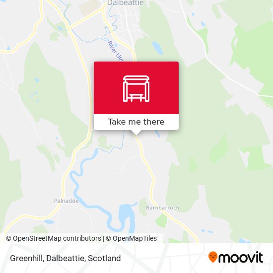 Greenhill, Dalbeattie map