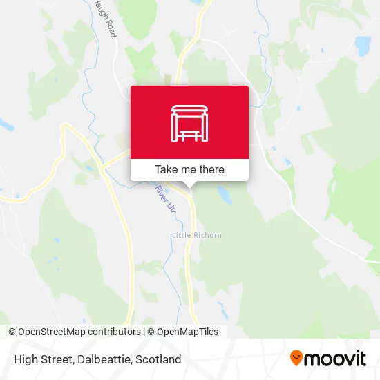 High Street, Dalbeattie map