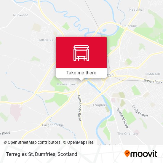 Terregles St, Dumfries map