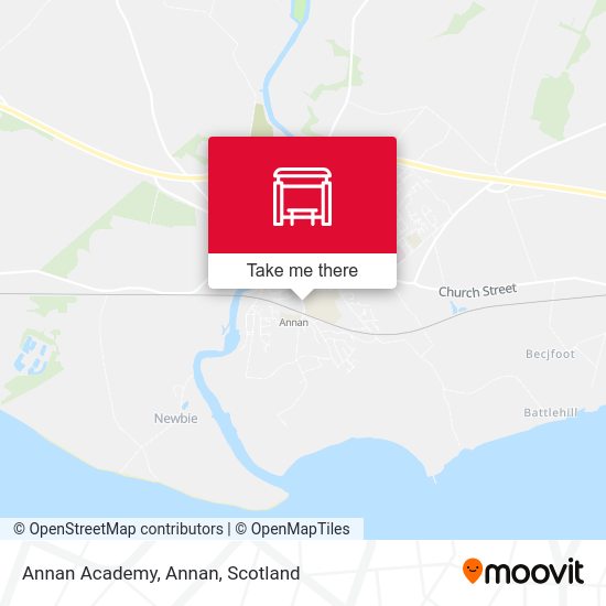 Annan Academy, Annan map