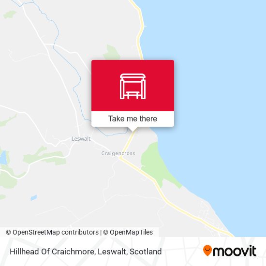 Hillhead Of Craichmore, Leswalt map