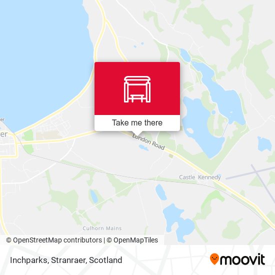 Inchparks, Stranraer map