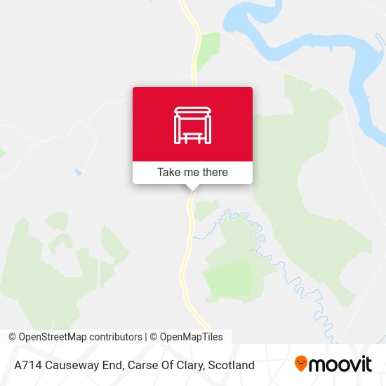 A714 Causeway End, Carse Of Clary map