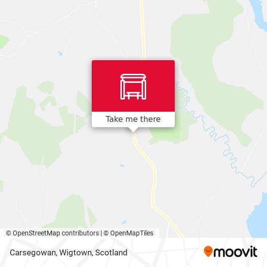 Carsegowan, Wigtown map
