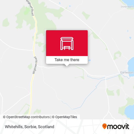 Whitehills, Sorbie map