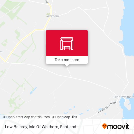 Low Balcray, Isle Of Whithorn map