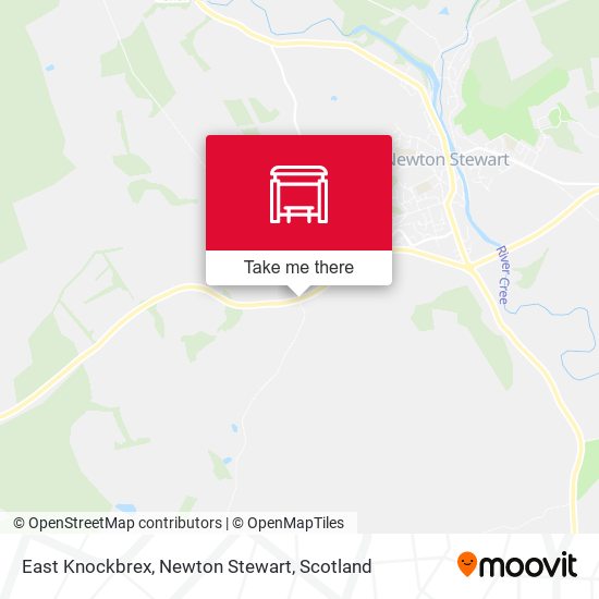 East Knockbrex, Newton Stewart map
