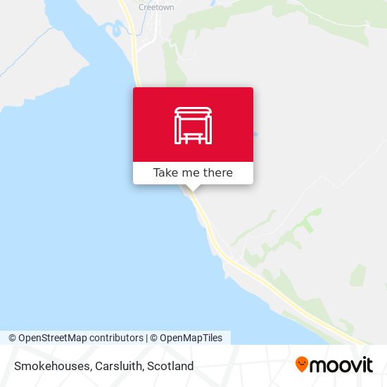 Smokehouses, Carsluith map