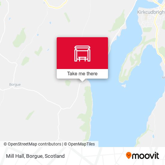 Mill Hall, Borgue map