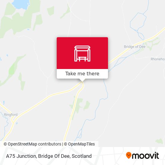 A75 Junction, Bridge Of Dee map