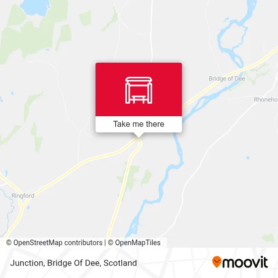 Junction, Bridge Of Dee map