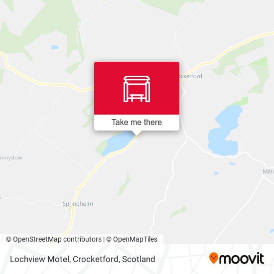 Lochview Motel, Crocketford map